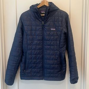 Patagonia Nano Puff full zip hooded jacket